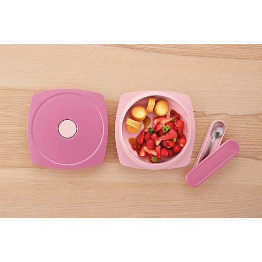 Maped Lunch Plate for Adult Rose 900ml