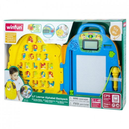 Winfun Learner Alphabet Backpack