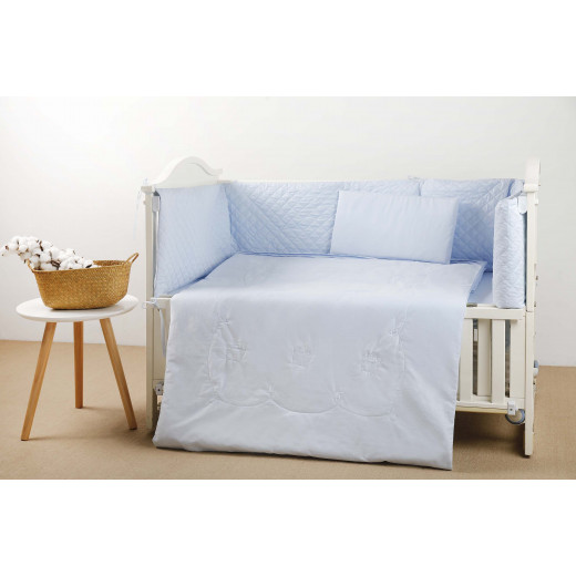 Pupa Bed Linen Set, 60 cm, 4 Pieces - Blue