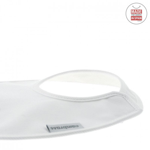 Cambrass Round Bib Velcro A Dormir White 16x19x1 Cm