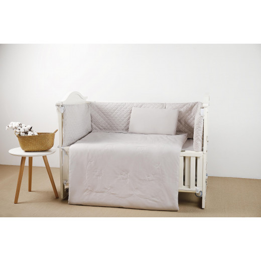 Pupa Bed Linen Set, 70 cm, 4 Pieces - Grey