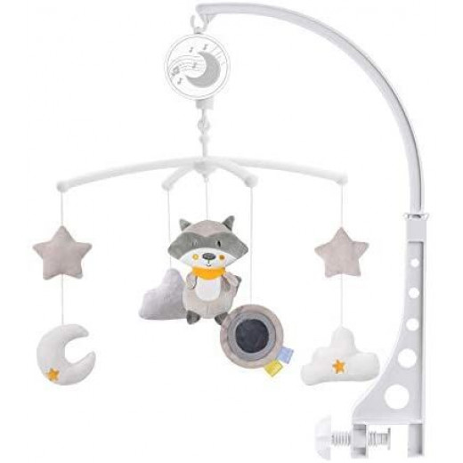 Konig Raccoon Musical Cot Mobile