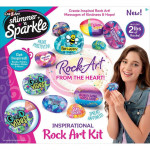 CraZArt Shimmer N Sparkle Inspirational Rock Art Kit