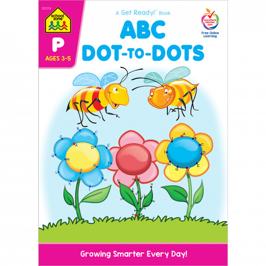 School Zone Book: ABC Dot-to-Dots Preschool Workbook