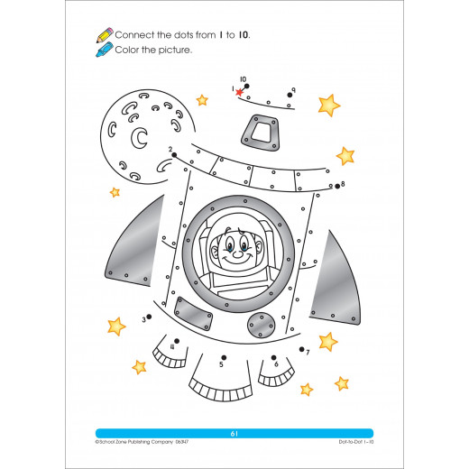 School Zone Book: Big Dot-to-Dots & More Workbook