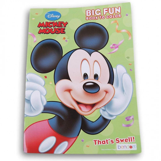 Bazic Bendon Mickey & Minnie Coloring Book, Assorted , 1 Pack