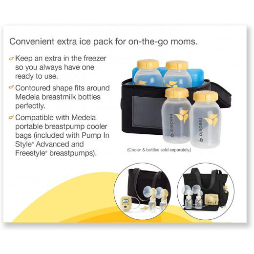 Medela Breastmilk Cooler Set with 4 Breast Milk Bottles