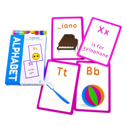 Bazic Alphabet Preschool Flash Cards (36/Pack)