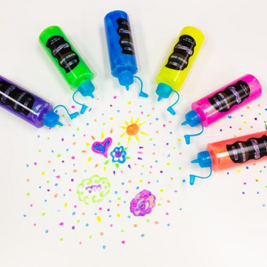 Bazic Neon Color Glitter Glue 120 Ml