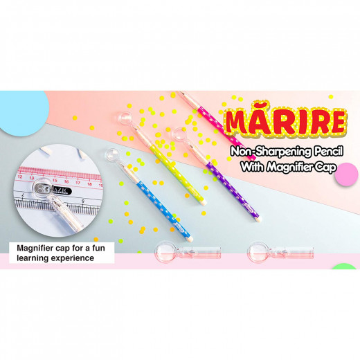 Bazic Marire Multi-point Pencil With Magnifier Top, (4/pk)