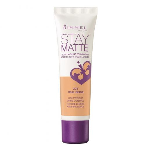 Rimmel London Stay Matte Liquid Mousse Foundation , 203 True Beig