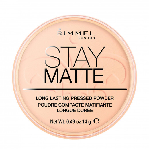 Rimmel London Stay Matte Pressed Powder, 005 Silky beige