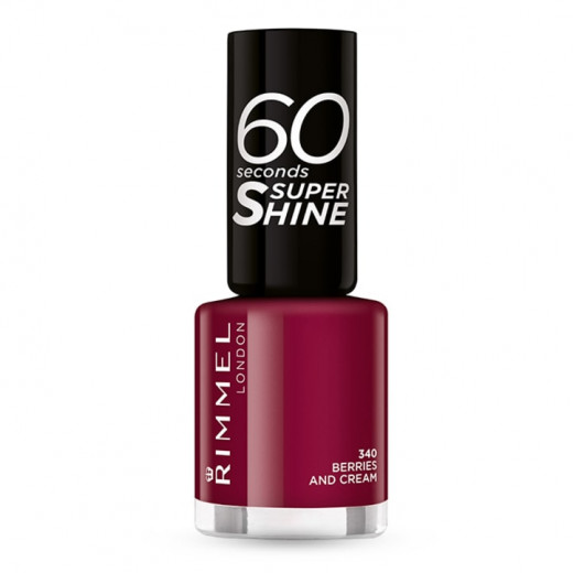 Rimmel London 60 Seconds Super Shine Nail Polish, 340