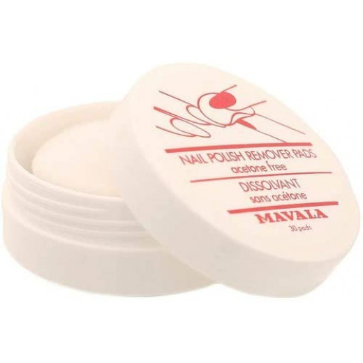 Mavala Nail Polish Remover Pads, 30pcs