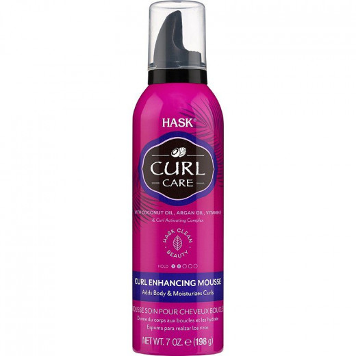 Curl Enhancing Mousse Hask, 198ml