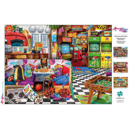 Buffalo Games Aimee Stewart-Pixels and Pizza, 1000 Pieces