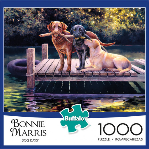 Buffalo Games Bonnie Marris, Dog Days, 1000 Pieces