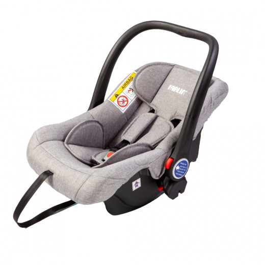 Farlin Carry Cot Cum Car Seat, Grey Color