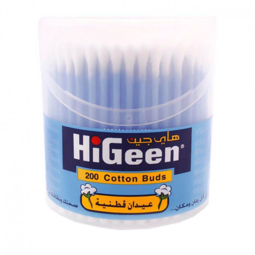 Higeen Round Box 200pp Ear Buds