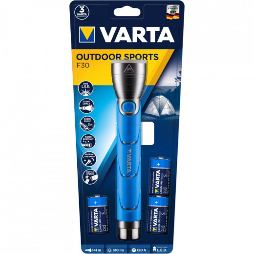 Varta Flashlight Led Outdoor Sports 3c