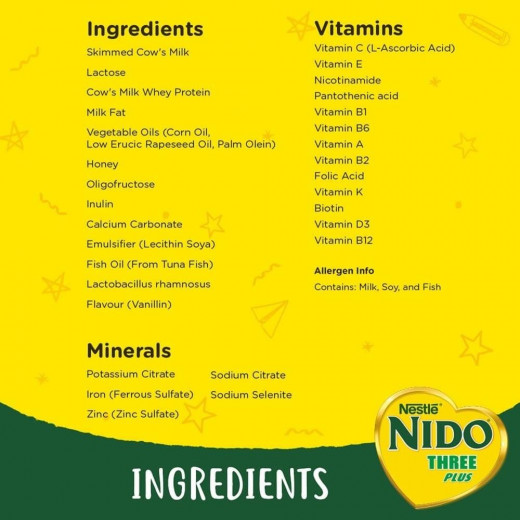 Nestle Nido 3 Plus Growing Up Milk, 400 Gram