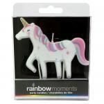 Rainbow Moments Single Unicorn Paraffin Shape Candle, 1 Piece