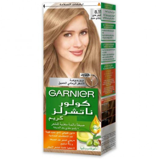 Garnier Color Naturals Deep Ashy Light Blonde, Number 8.11