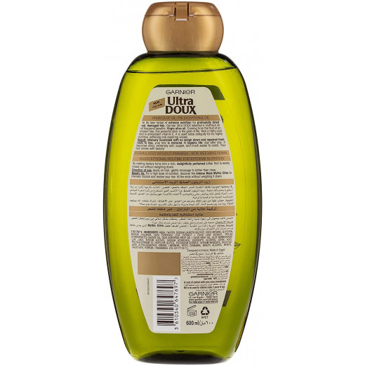 Garnier Ultra Doux Olive Replenishing Shampoo, 600 ml