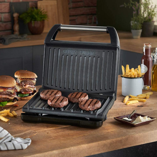 George Foreman 25041 Medium Grey Steel Grill, 1650W