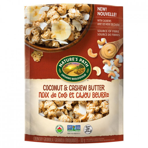 Nature's Path Gluten Free Organic Coconut & Cashew Butter Granloa, 312gram