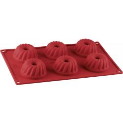 Dr. Oetker Mini Silicone Kouglof Mold, Set of 6 Pieces