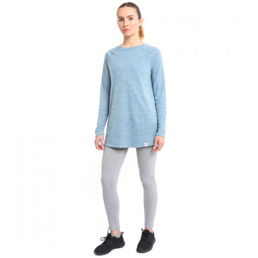 RB Women's Long Sleeve Training Top, X Large Size, Baby Blue Color