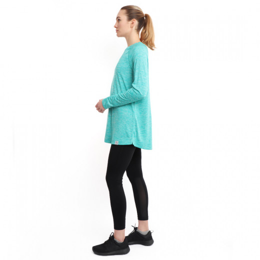 RB Women's Long Sleeve Training Top, XX Large Size, Earth Green Color