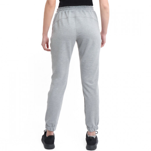 RB Women's Jogger Sweatpants, Large Size, Light Grey Color