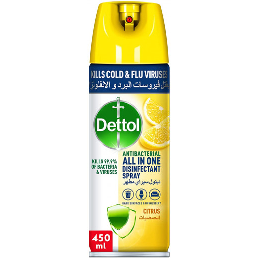 Dettol Disinfectant Spray Citrus, 450Ml