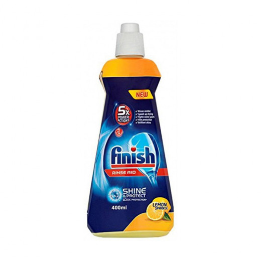 Finish Shine & Protect & Dish Dryer, Lemon Scent, 400ml