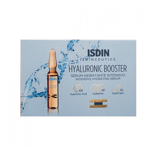 Isdin Isdinceutics Hyaluronic Booster Serum Moisturizer, 10 Ampoules, 2ml