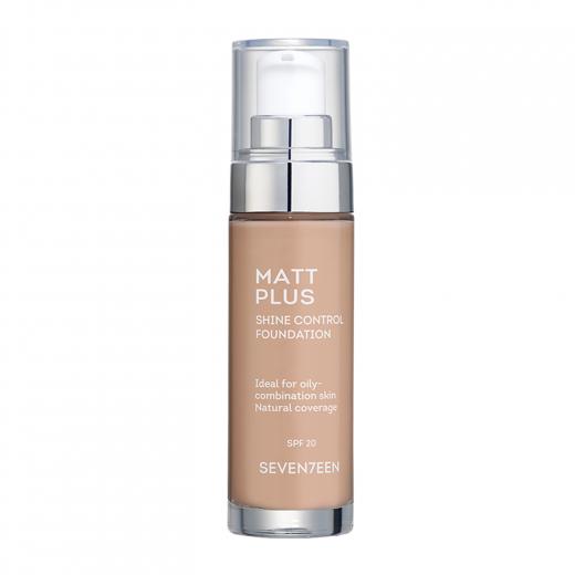 Seventeen Foundation Matt Plus, Brown, Number 03, 30 Ml