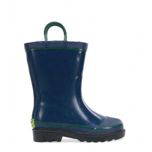 Western Chief Kids Firechief Rain Boot, Navy Color, Size 25