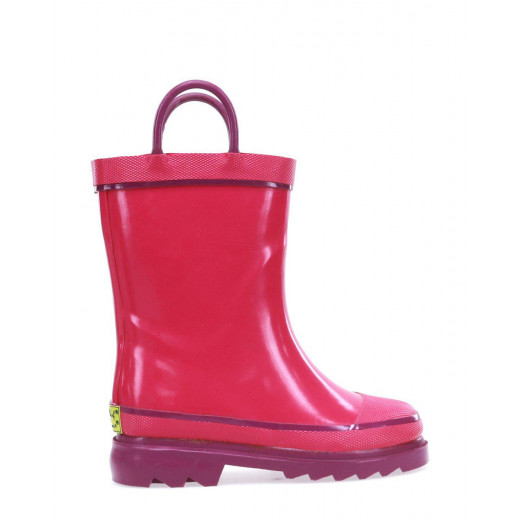 Western Chief Kids Firechief Rain Boot, Pink Color, Size 25