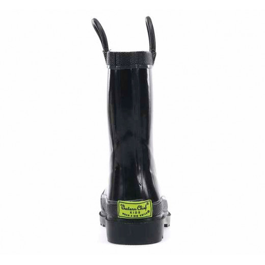 Western Chief Kids Firechief Rain Boot, Black Color, Size 23