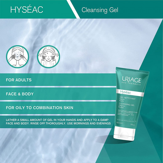 Uriage Hyséac Cleanser-acne Treatment Gel, 150 Ml