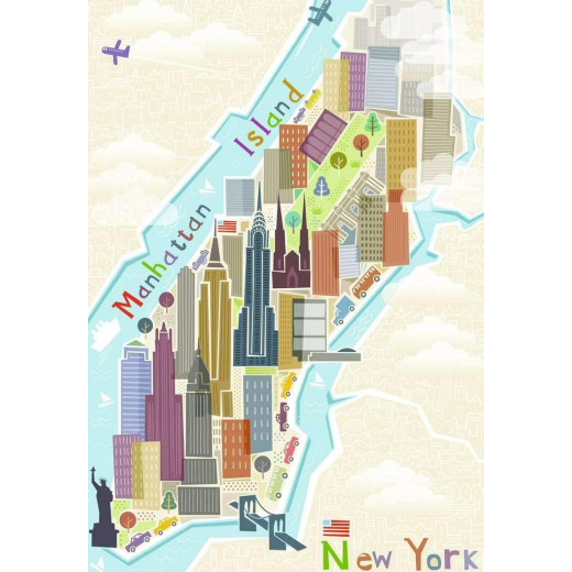 Ravensburger Puzzle New York City, 99 Pieces