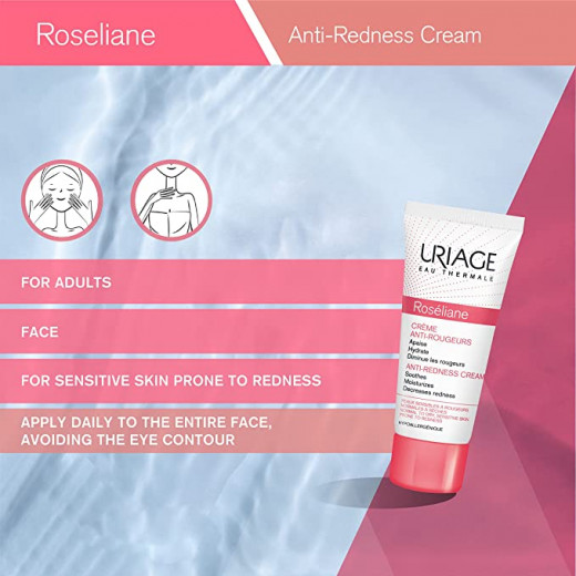 Uriage Roseliane Anti Redness Face Cream, 40 Ml