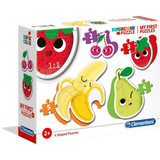 لعبة الأحجية  2-3-4-5  للأطفال , بتصميم فواكه وخضراوات , من كليمنتوني
