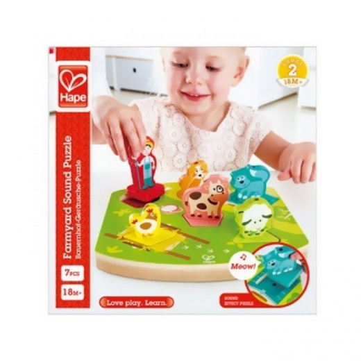 Hape Farmyard Sound Puzzle