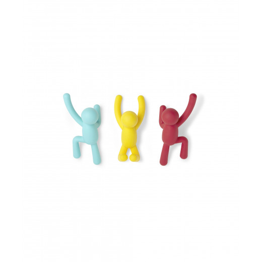 Umbra buddy hooks, multicolor, 3 pieces