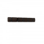 Umbra Flip Hooks Wall Rail, Black and Walnut Color