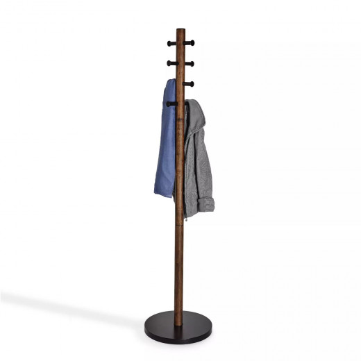 Umbra Coat Rack Pillar, Dark Brown Color