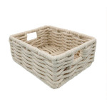 Weva reader cotton storage basket , beige